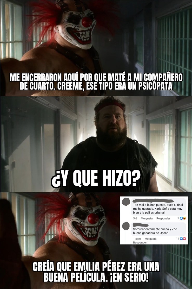 Ya sé que el tema está muerto, pero queria aprovechar la ocasión. Y si, de forma no irónica a algunos en España les gustó la película - meme