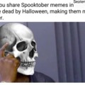Spooktober memes in September