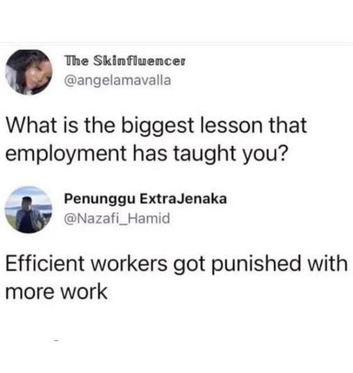 efficient workers meme