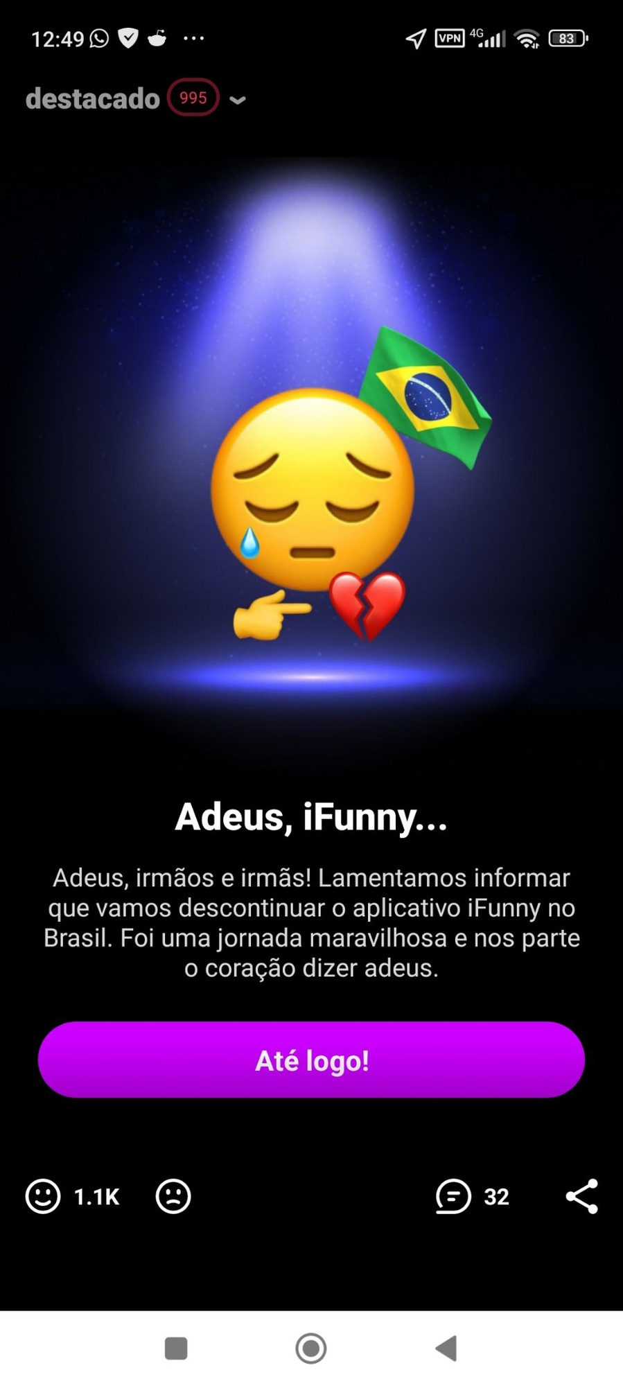 Its over pro if, agora é esperar os imigrantes - meme