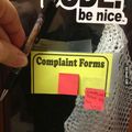 Need more room for complaints!
