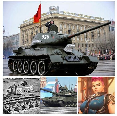 Tanques russos - meme