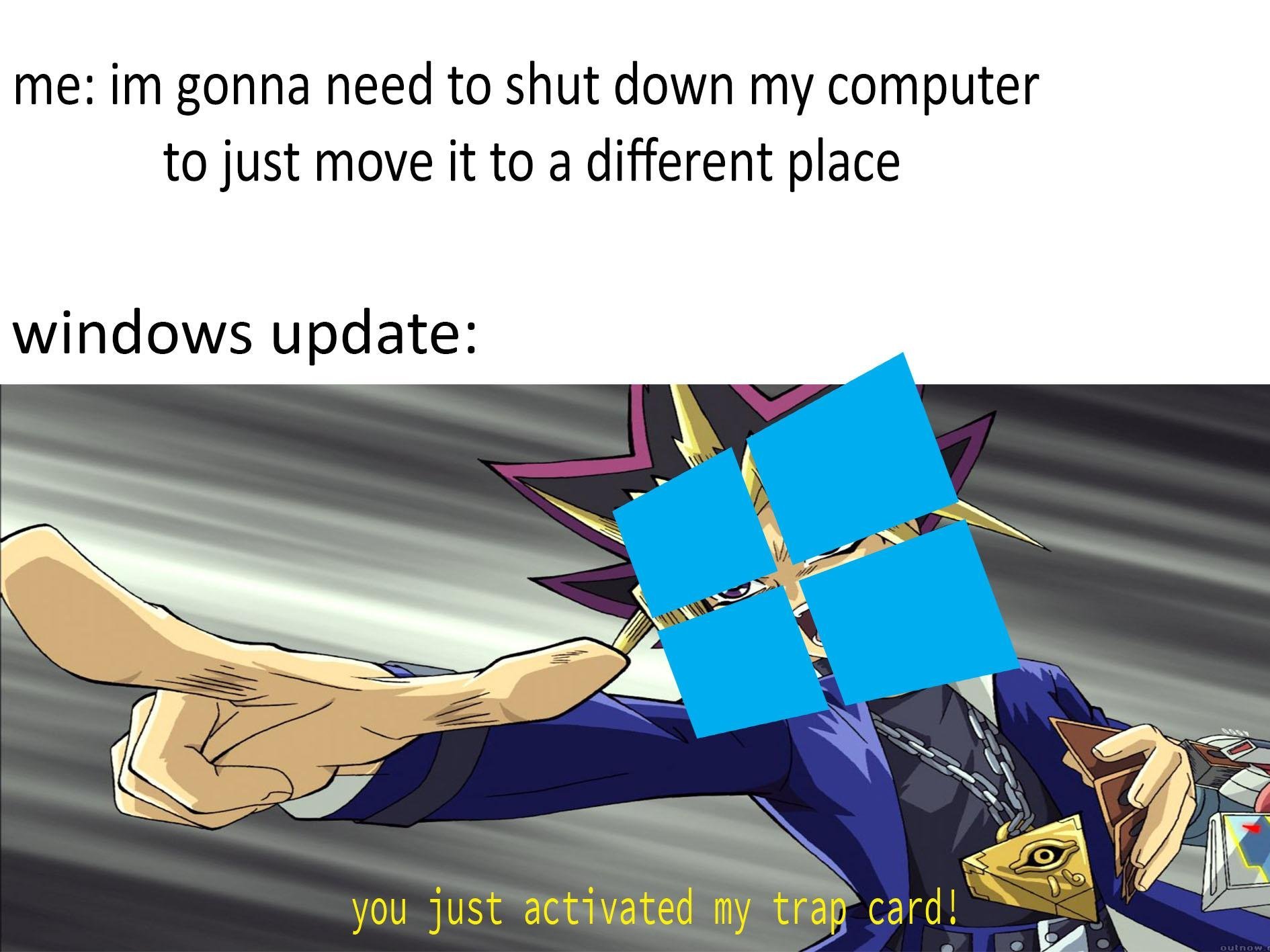 Fucking Windows and its updates - meme