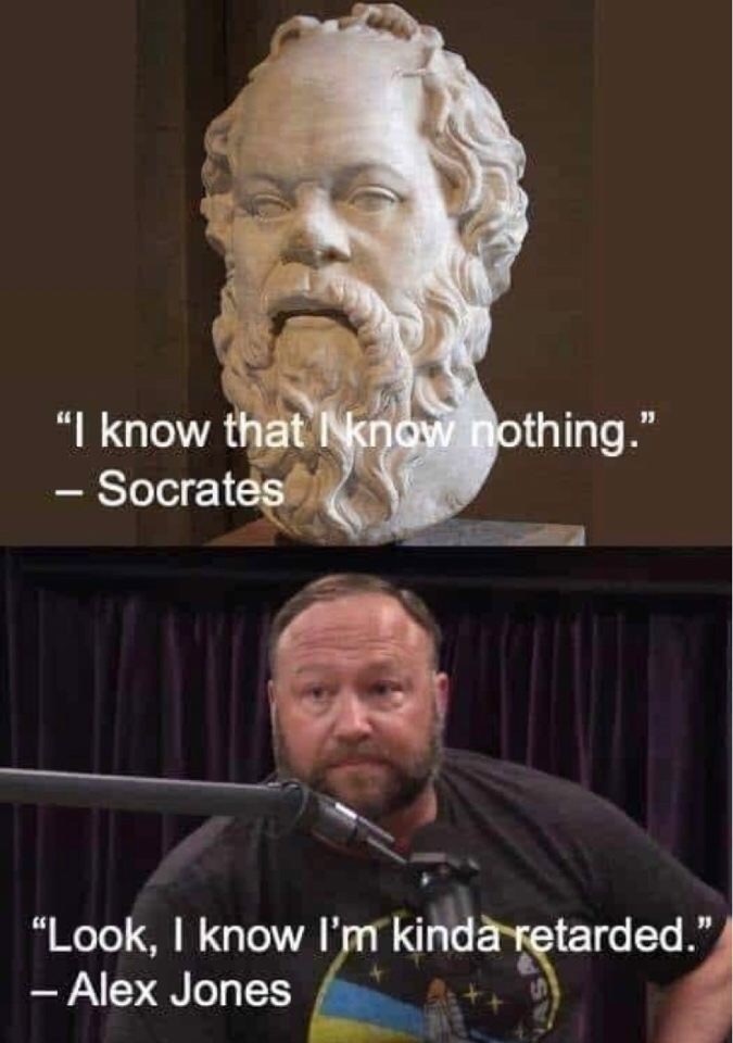 dongs in a philosopher - meme