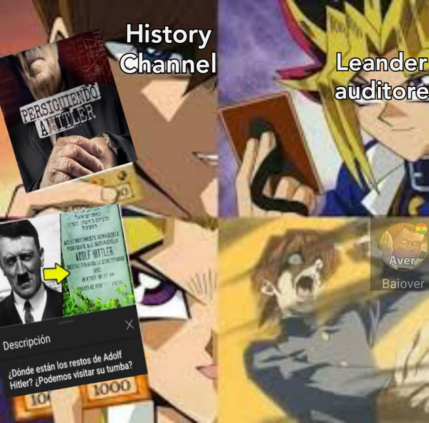 Es un video donde refuta la teoria que Hitler escapó a Argentina - meme