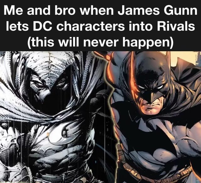 Marvel rivals ft DC Characters - meme