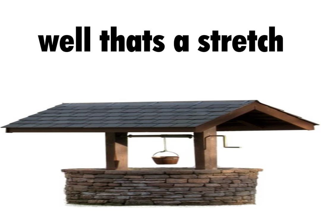 That's a stretch - meme