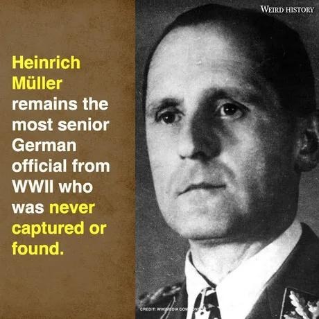 Heinrich Miller: still missing after WWII - meme