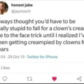 This is a clowns world 