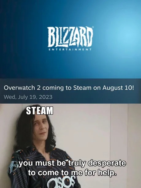 Overwatch 2 on August 10 - meme