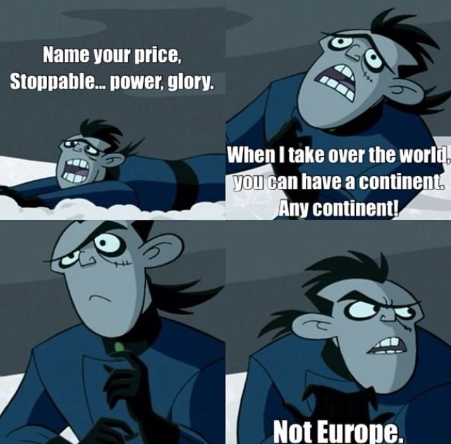Not Europe - meme