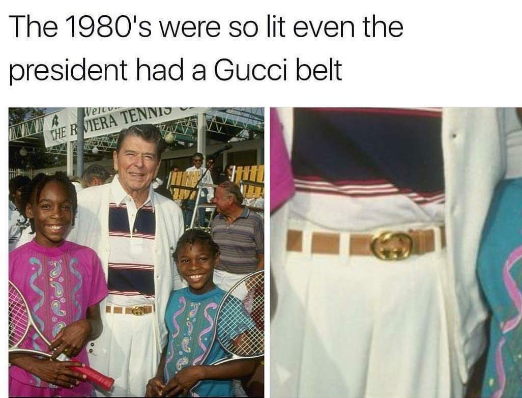 I remember the 80's well... - meme