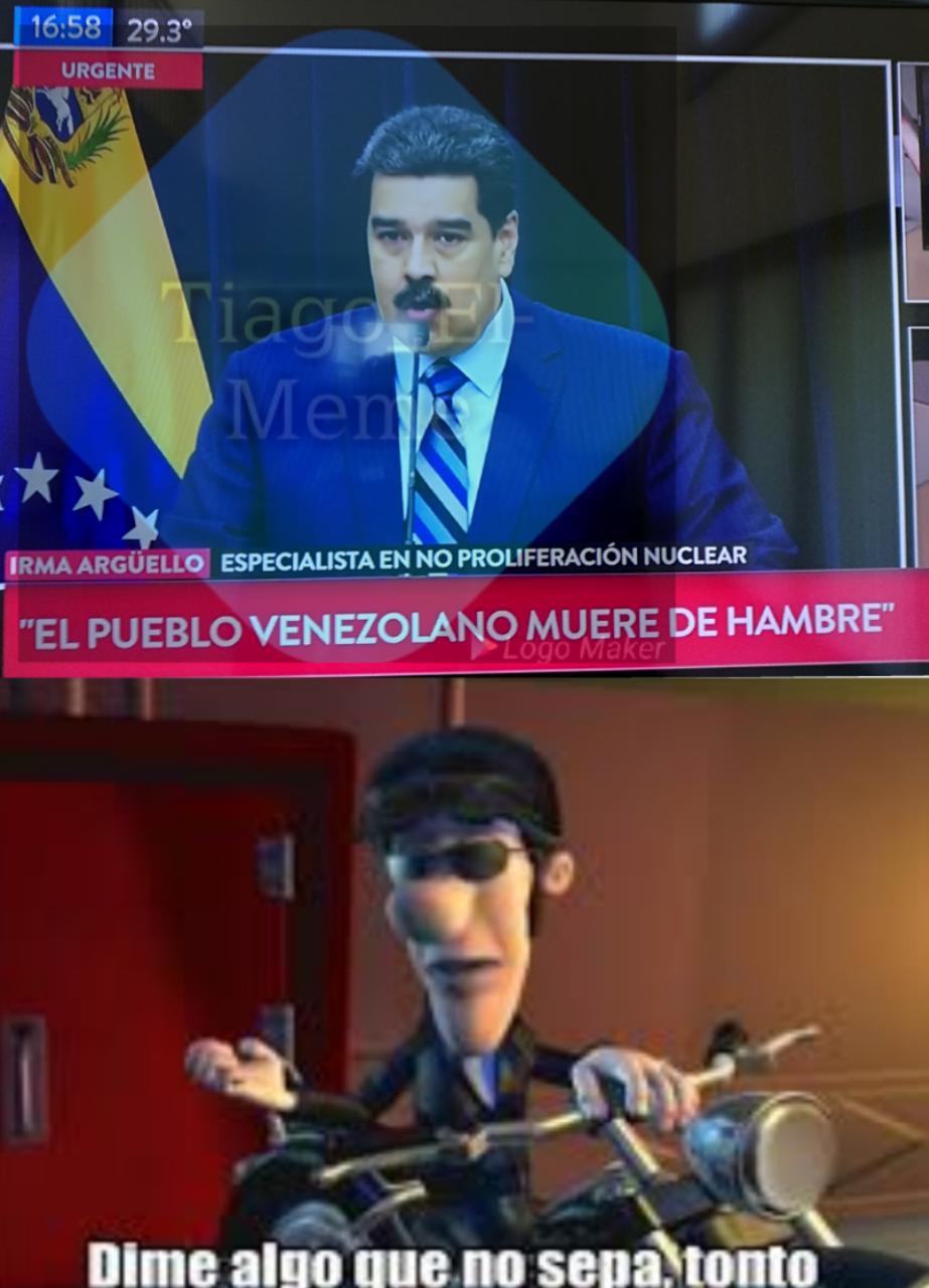 Sin ofender a Venezuela - meme