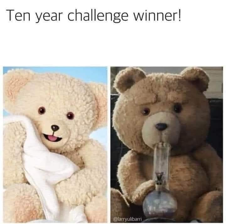 10 year challenge - meme