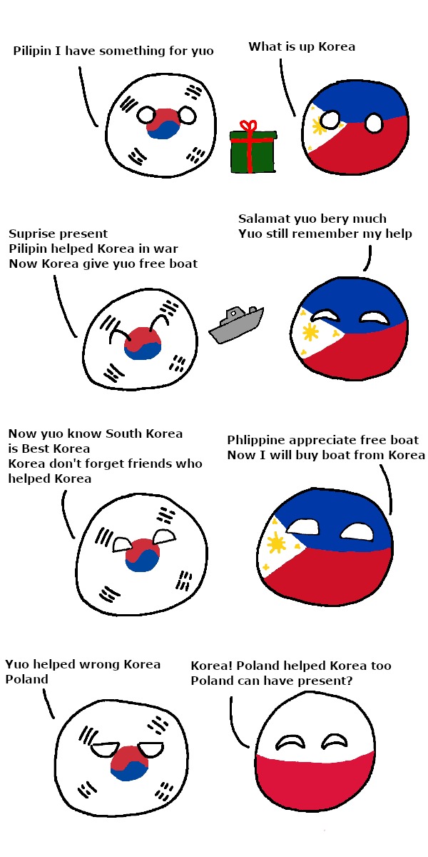 Korea don't forget help - meme