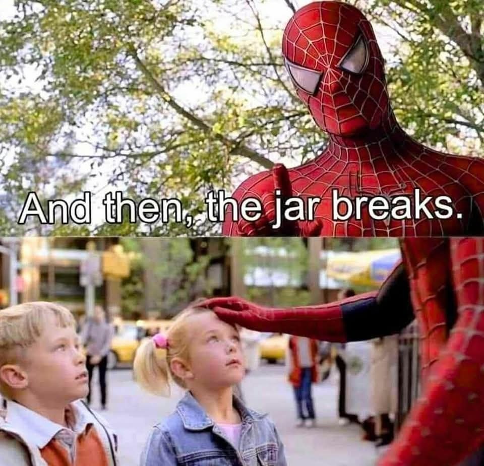 Sharing wisdom with the young ones - meme
