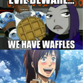 Beware of waffles