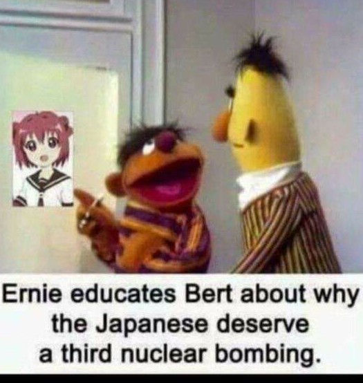 Er-Ernie. I don't think that's why they... - meme