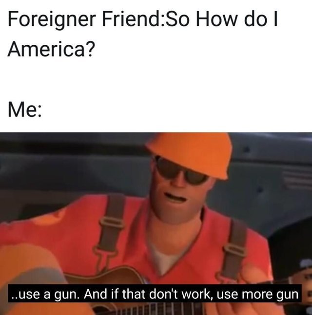 How do I America? - meme