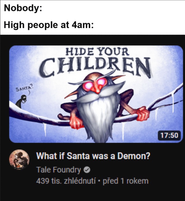 What if Snata was a demon? - meme