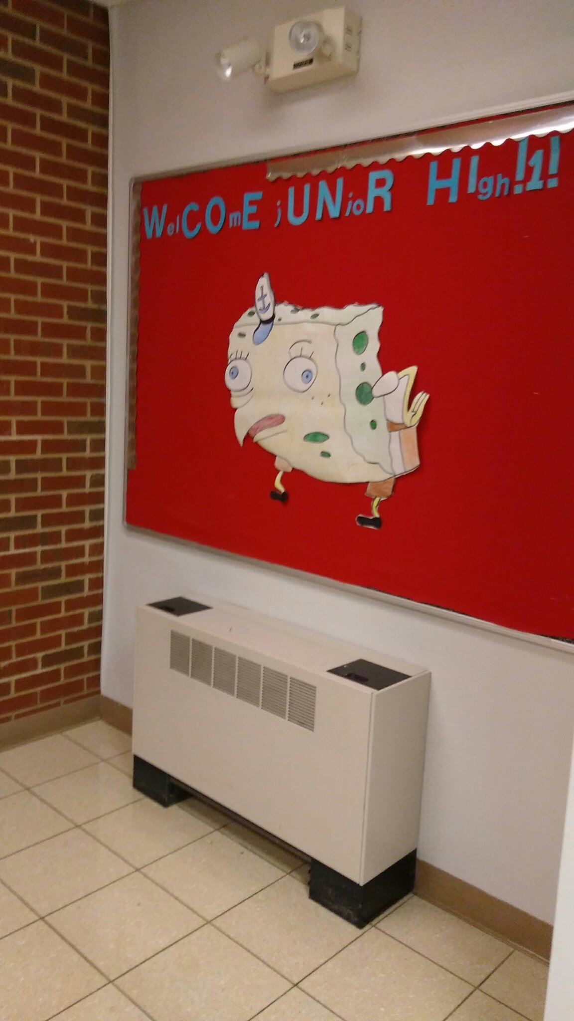 My school loves spongebob memes.