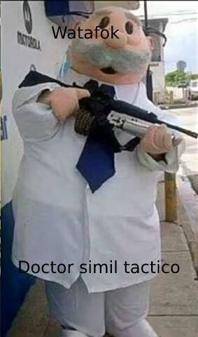WATEFOK DOCTOR SIMIL TACTICO - meme