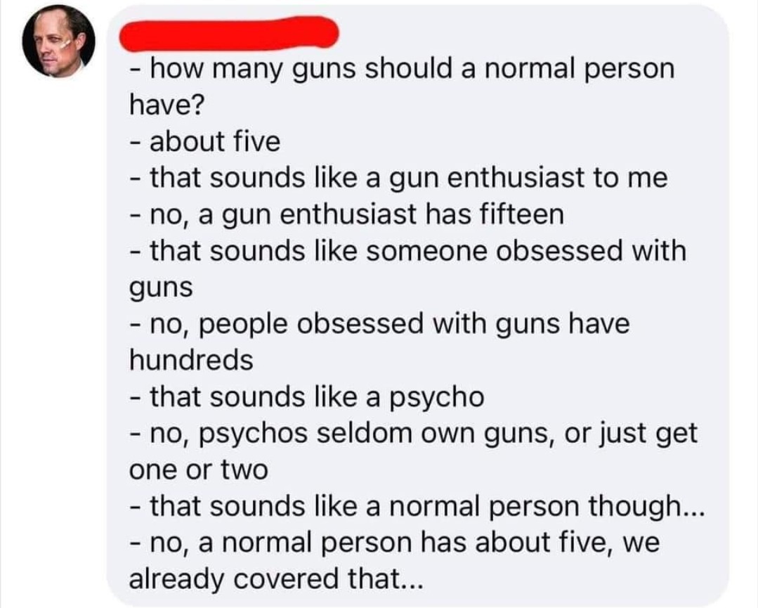 How many guns do you have? - meme