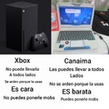 Xbox VS caniama