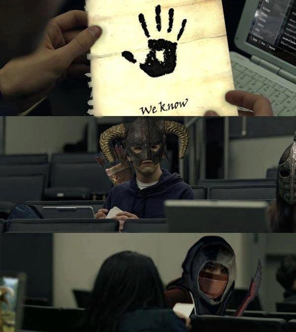 Skyrim Dark Brotherhood - meme