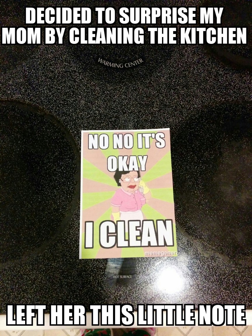 I CLEAN - meme