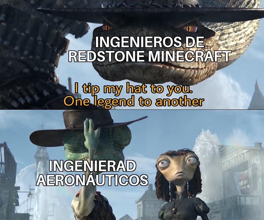 Ingeniera de minecraft - meme