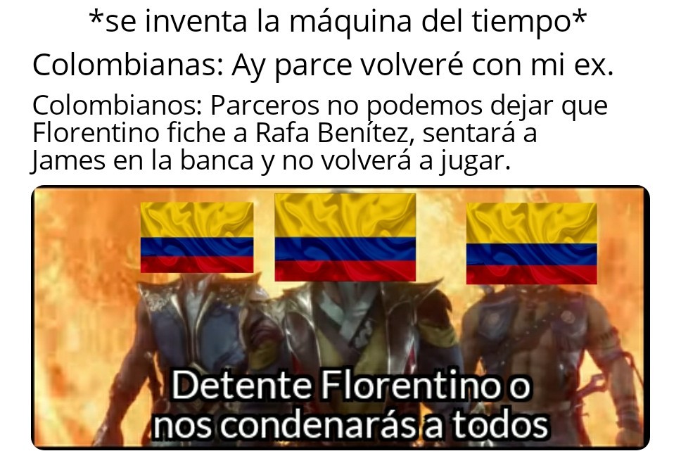 Los Colombianos del futuro - meme