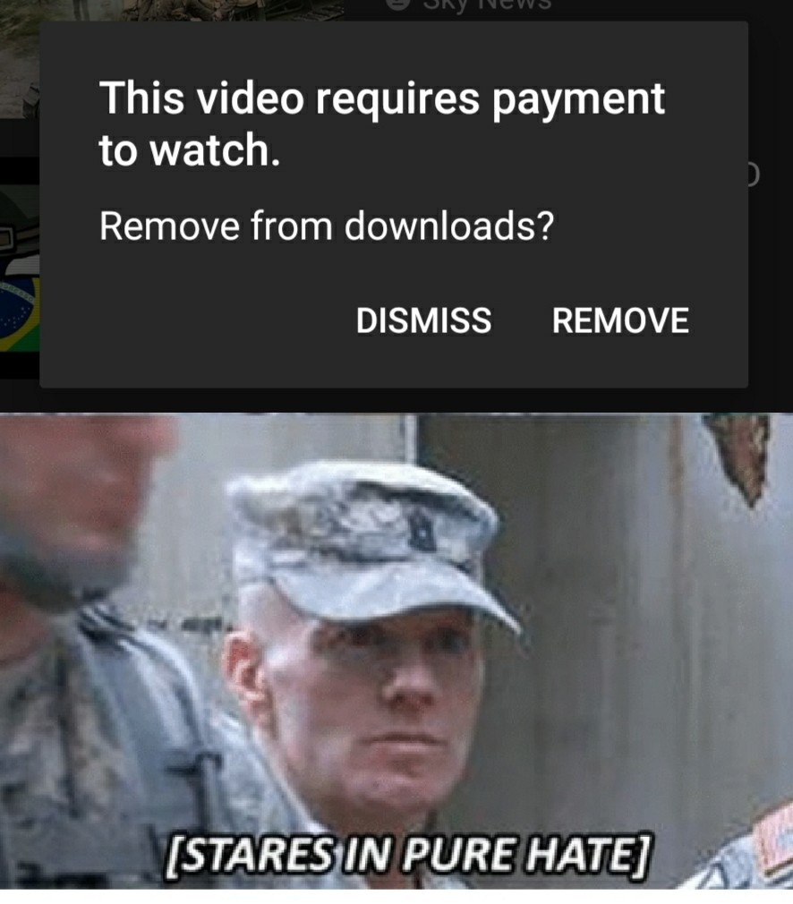 Why you gotta ruin my downloads youtube? - meme