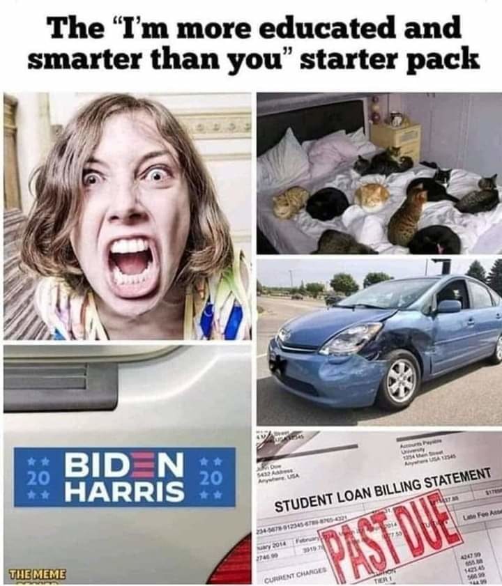 Leftard Starter Pack - meme