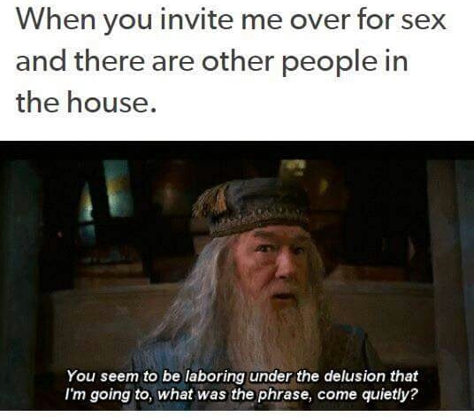 Getting down with Dumbledore. - meme