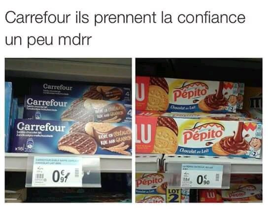 Carrefour ou pepito? - meme