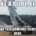 I'm not a pilot and I know something happened here