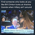 Pimp Bill Clinton is at it again
