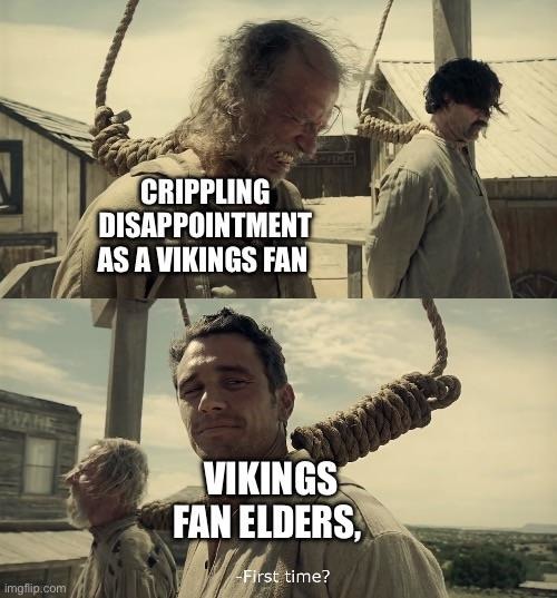 Disappointed Vikings fans - meme