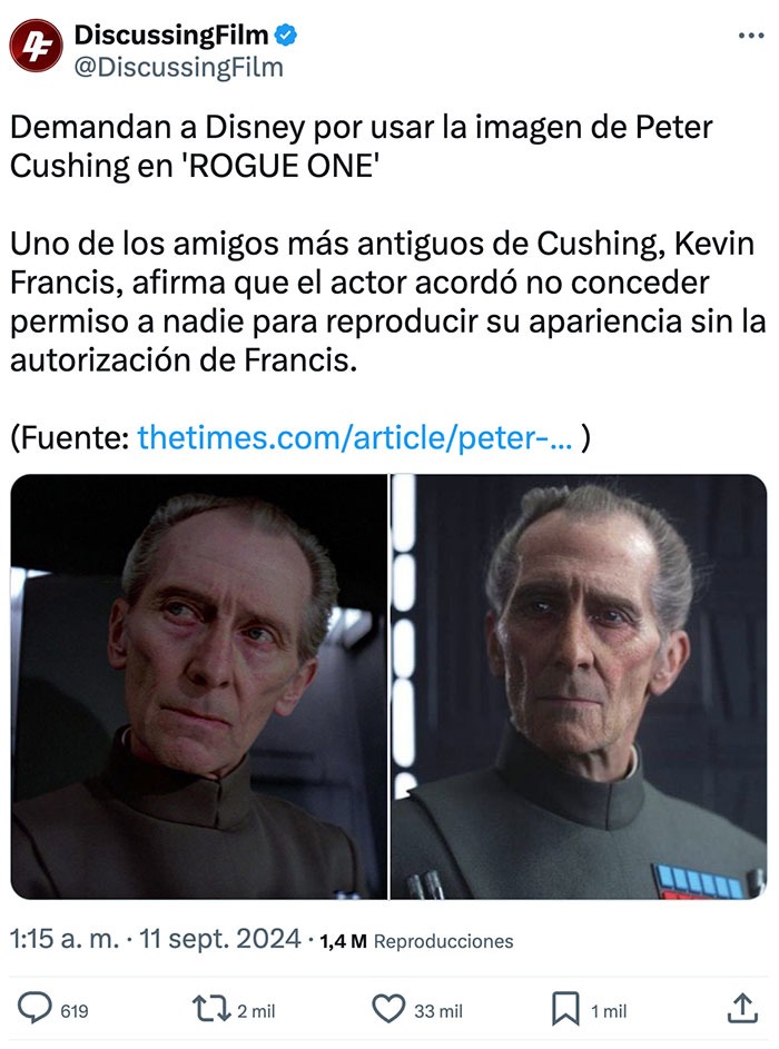 No le hagas eso a la única peli buena de Star Wars de disney... - meme