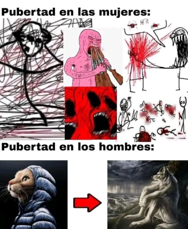 Pubertad - meme