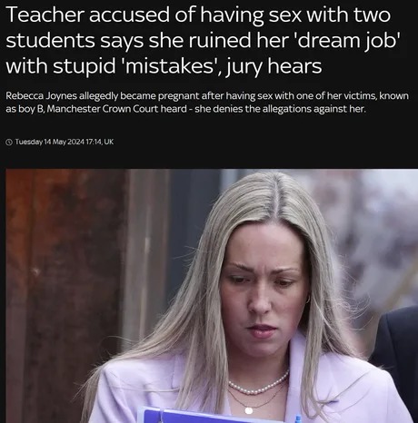 Teacher accused of having sex with two students - meme