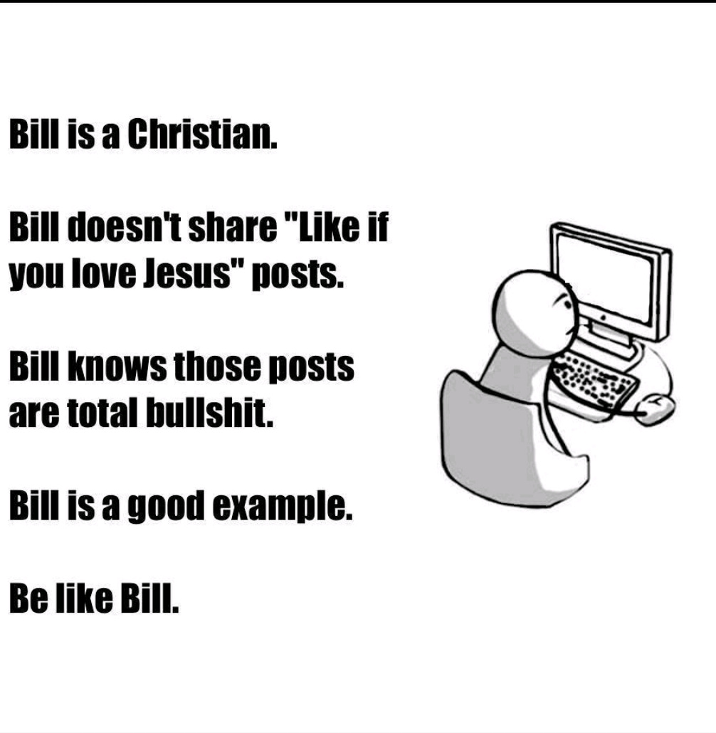 Bill is smart - meme