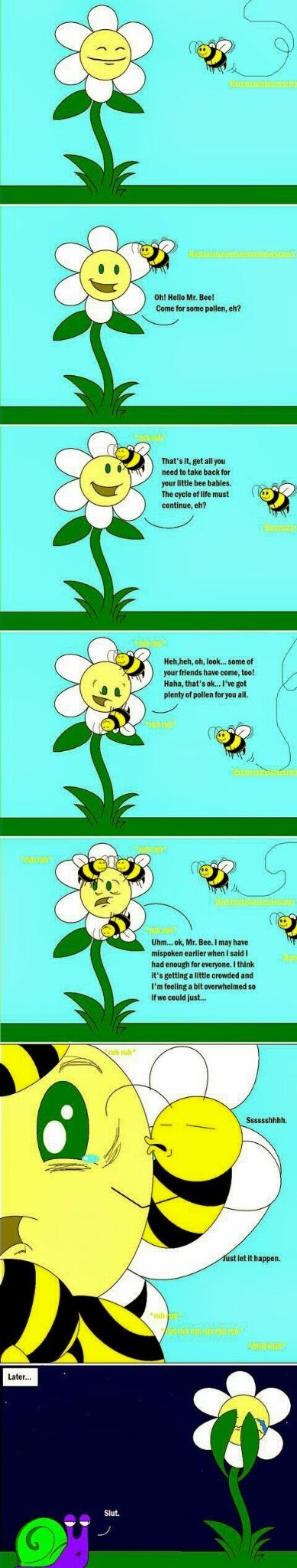 Pollinate me ( ͡° ͜ʖ ͡°) - meme