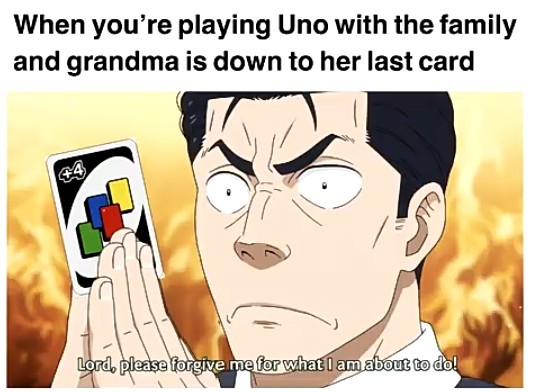 Uno Reverse Card, You old lady. - meme