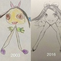 every anime girl drawn by a 5 year old be like