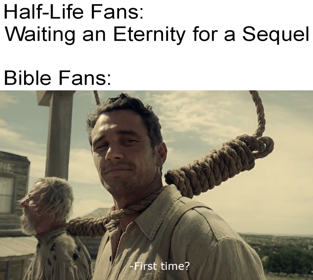 Half-life fans waiting - meme