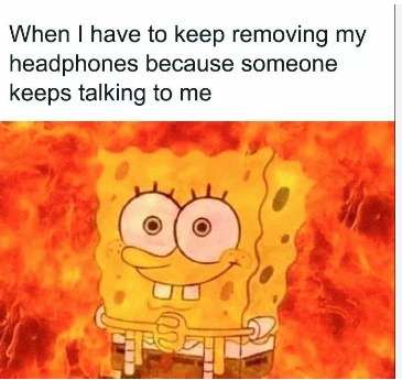 headphones - meme