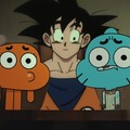 Gumball crossover with Goku