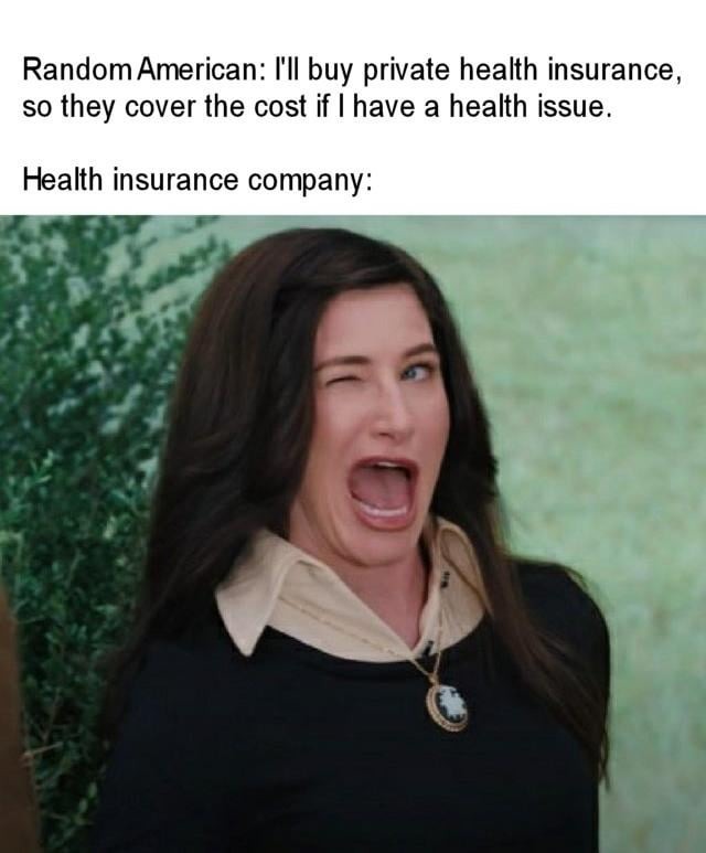 Private health insurance meme